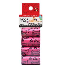 BOLSITAS POO 4x20 ROSAS